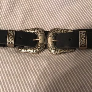 Western Double Ring Belt